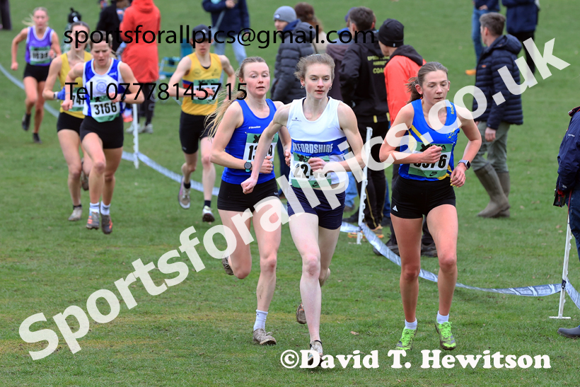 Senior Womens 2026 UK CAU Inter Counties Cross Country, Wollaton Park, Nottingham. Photo: David T. Hewitson/Sports for All Pics